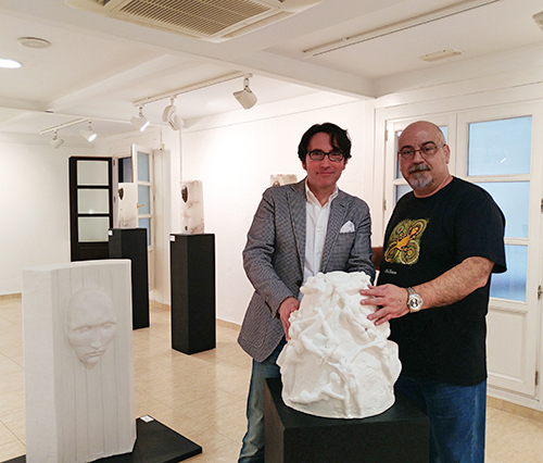 Arte en Zaragoza | Crítica de Manuel Medrano "Ónfalo" Manuel Medrano con Alfonso Ortiz Remacha